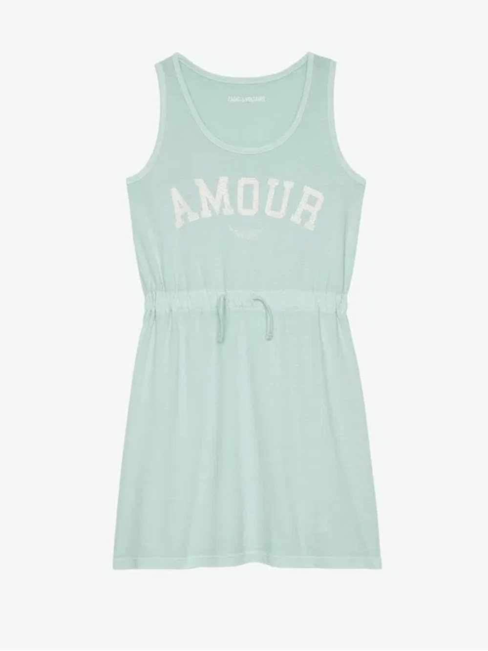 Zadig & Voltaire Mint Green 'AMOUR' Tank Dress